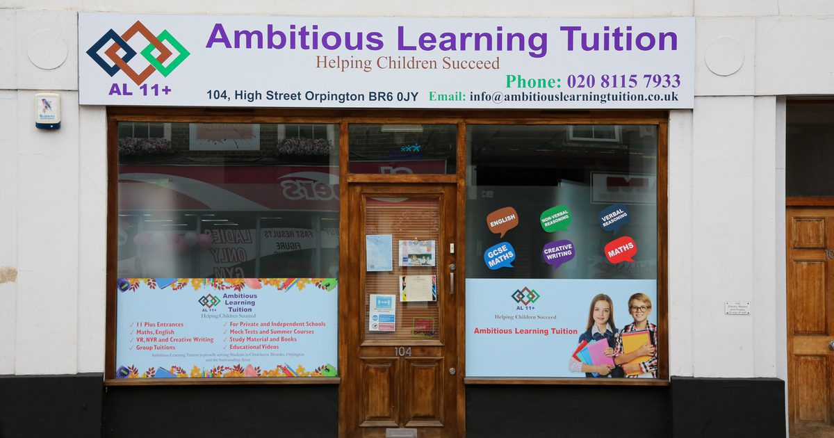 Ambitious Learning Tuition | Orpington 1st