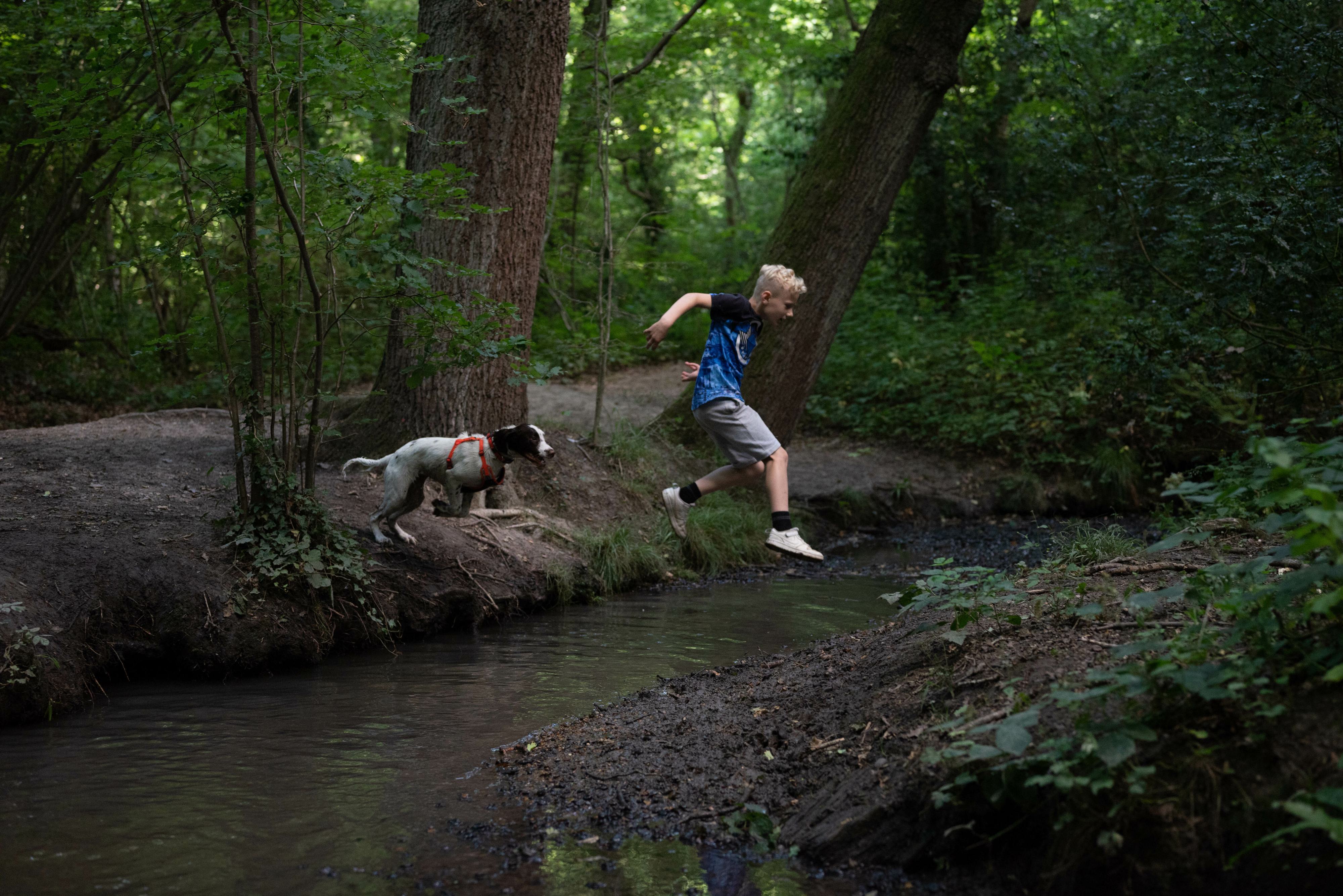 One Boy His Dog by Janie Heckel