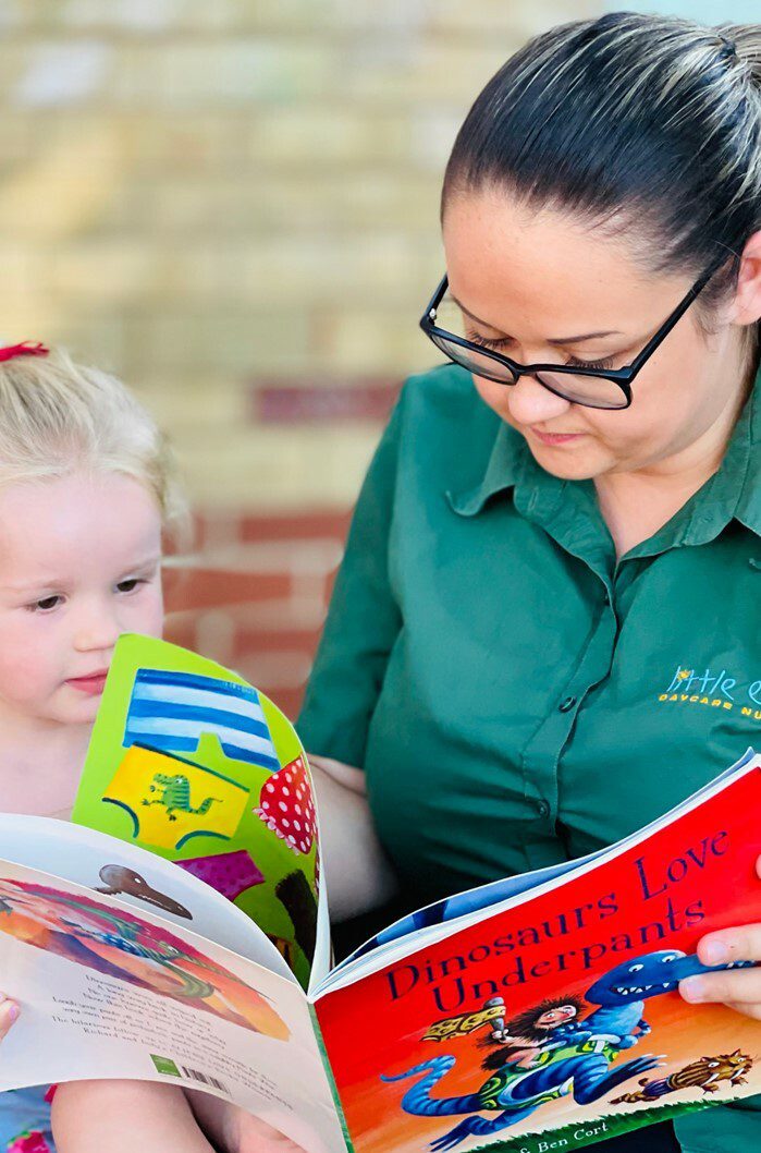 Little elms staff and child