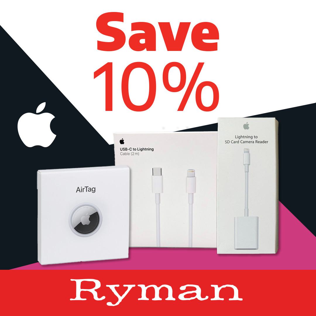 10% Off Apple Products at Ryman