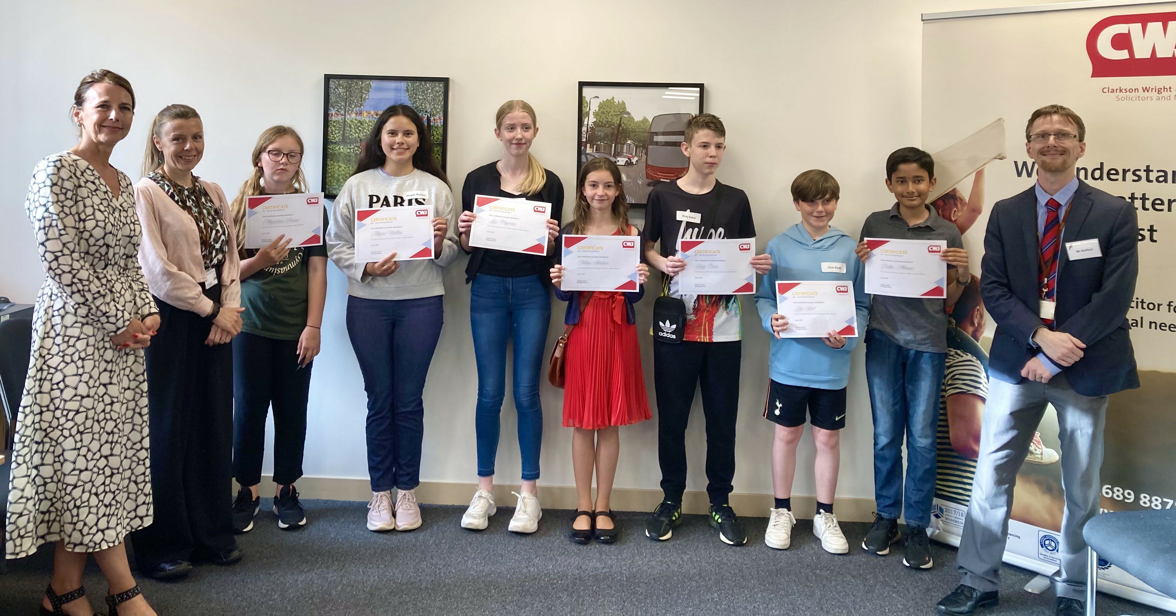 Local Pupils Set High Bar for Office Art Competition