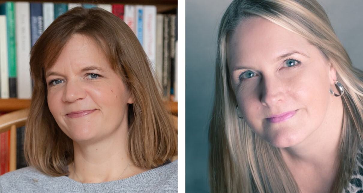 Annie Lyons and Kerry Barret in conversation