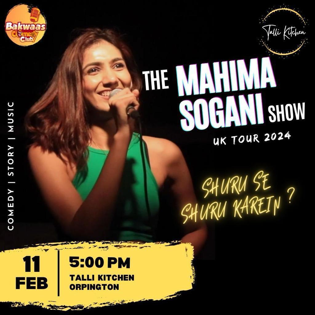 The Mahima Sogani Show at Talli Kitchen