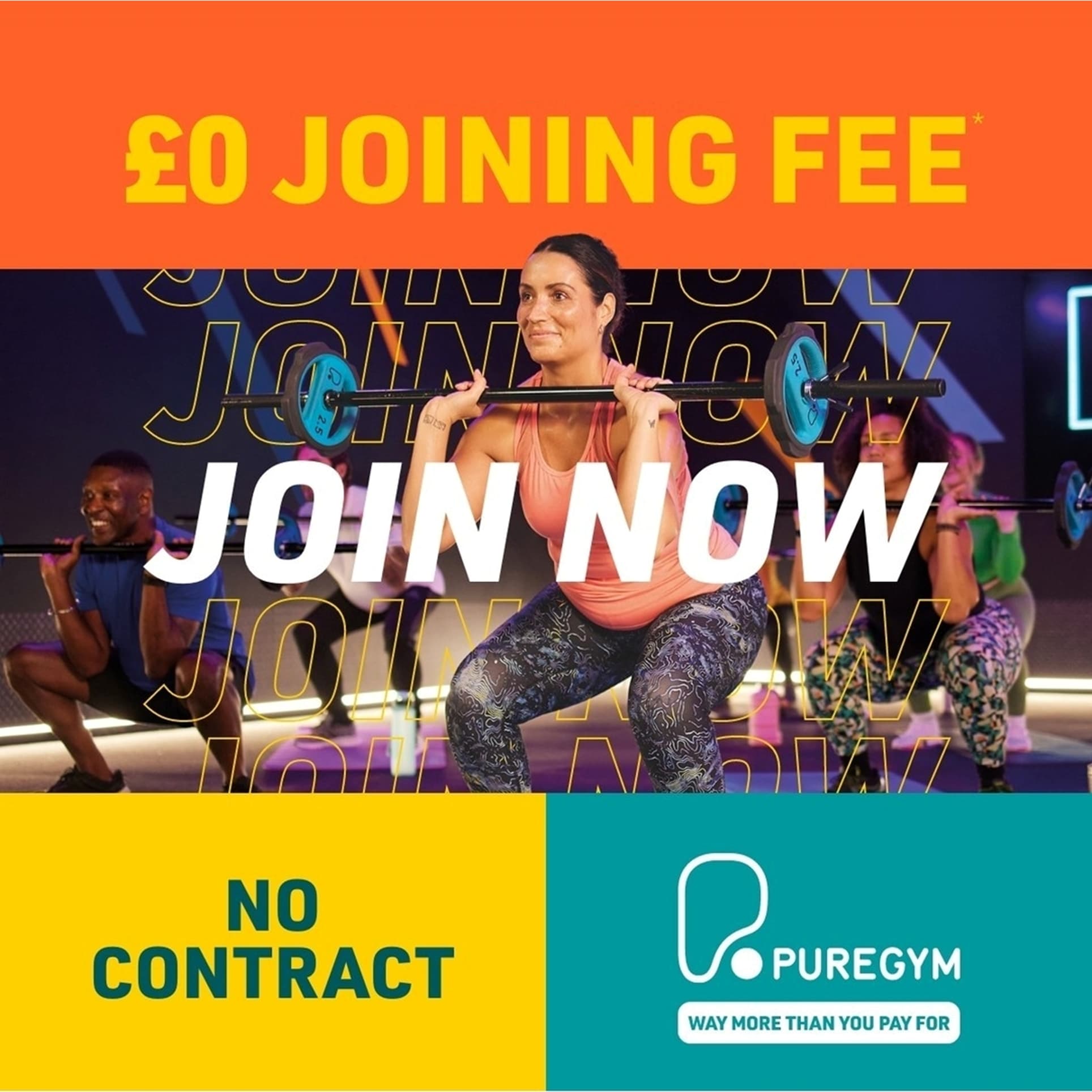 £0 JOINING FEE