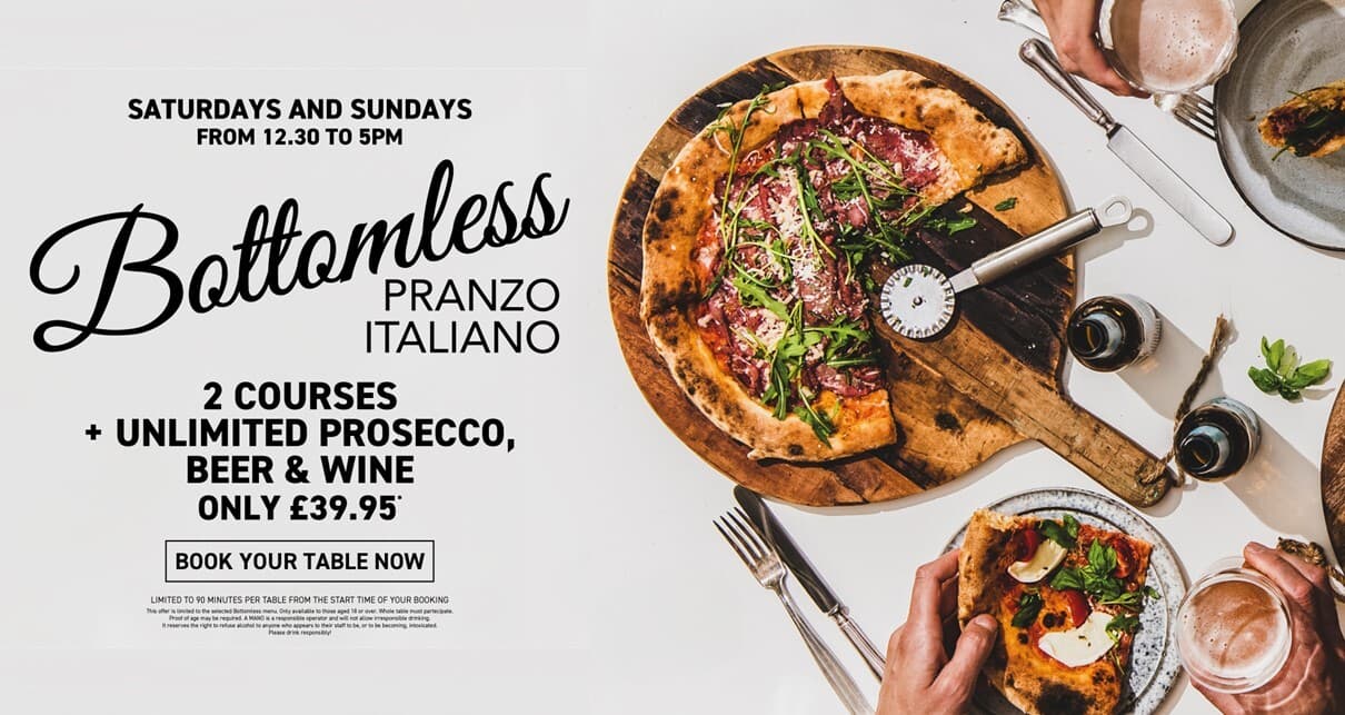 BOTTOMLESS Pranzo Italiano