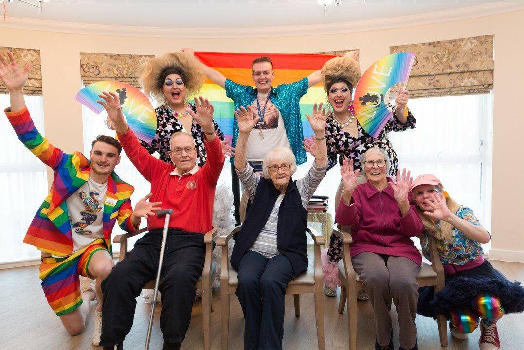 Orpington care home flies the rainbow flag