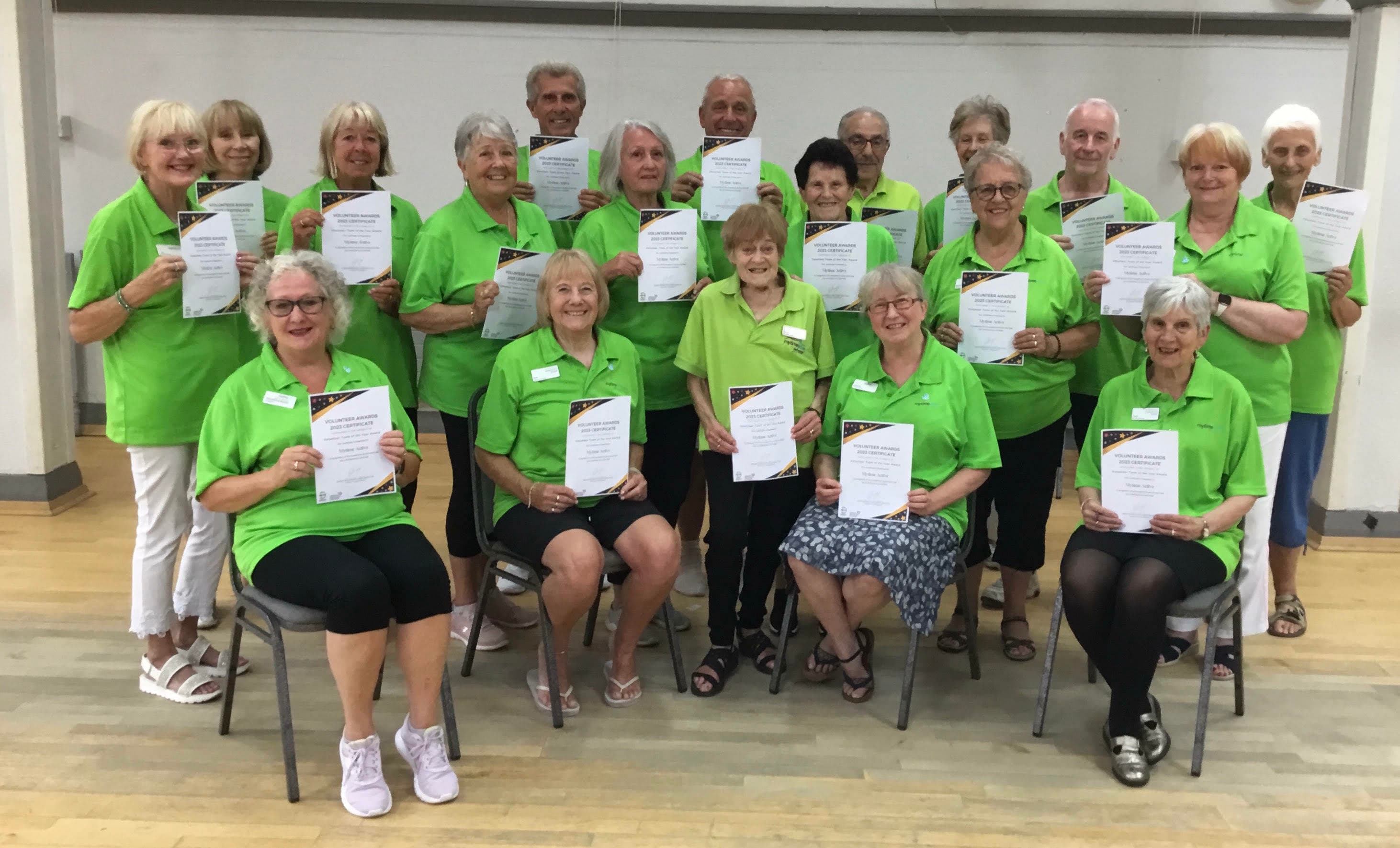 Mytime volunteers recognised at Community Awards